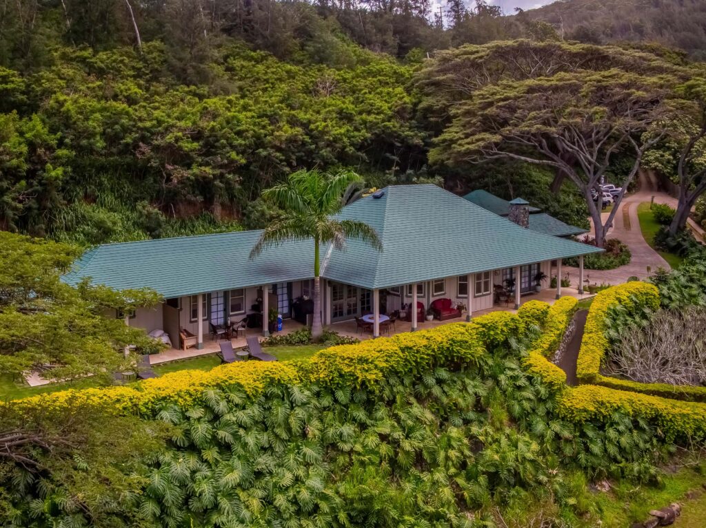 Aerial of Iao Valley Inn