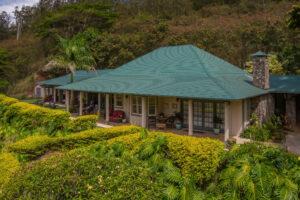 Iao Valley Inn main house from river