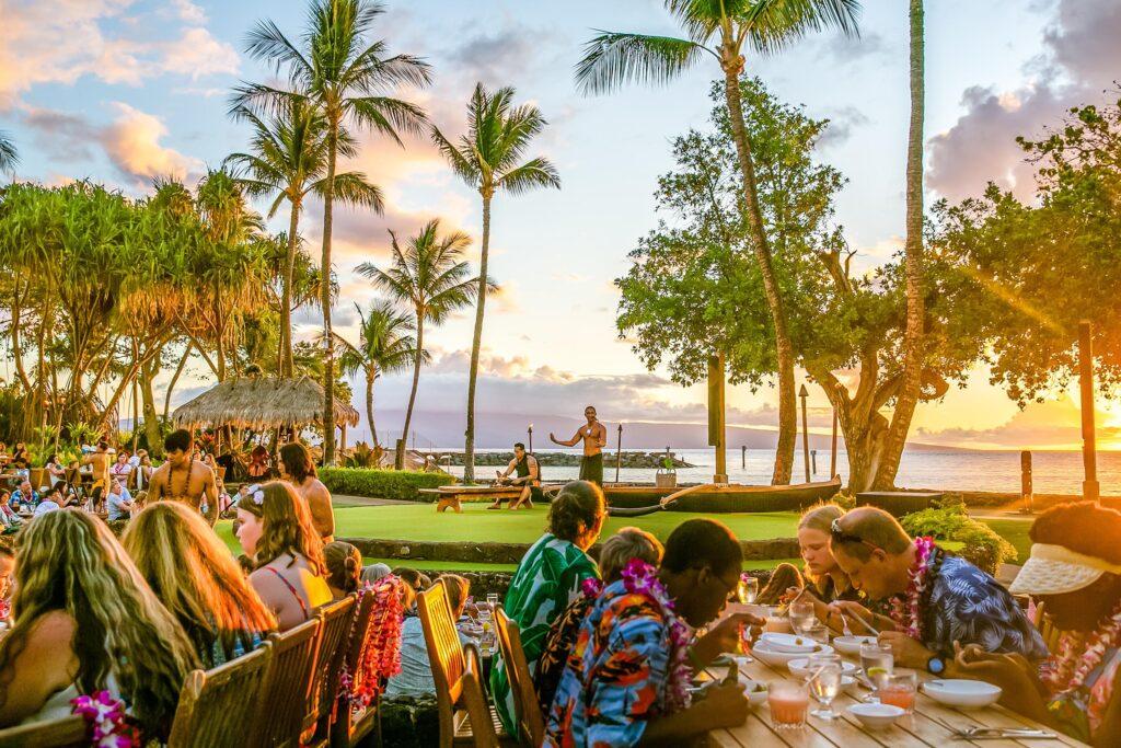 Audience at Old Lahaina Luau